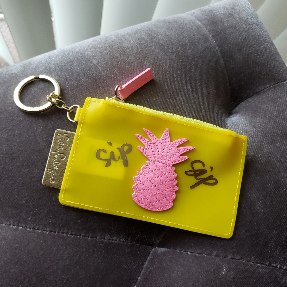 Lilly Pulitzer Pineapple Sip Sip Coin Purse